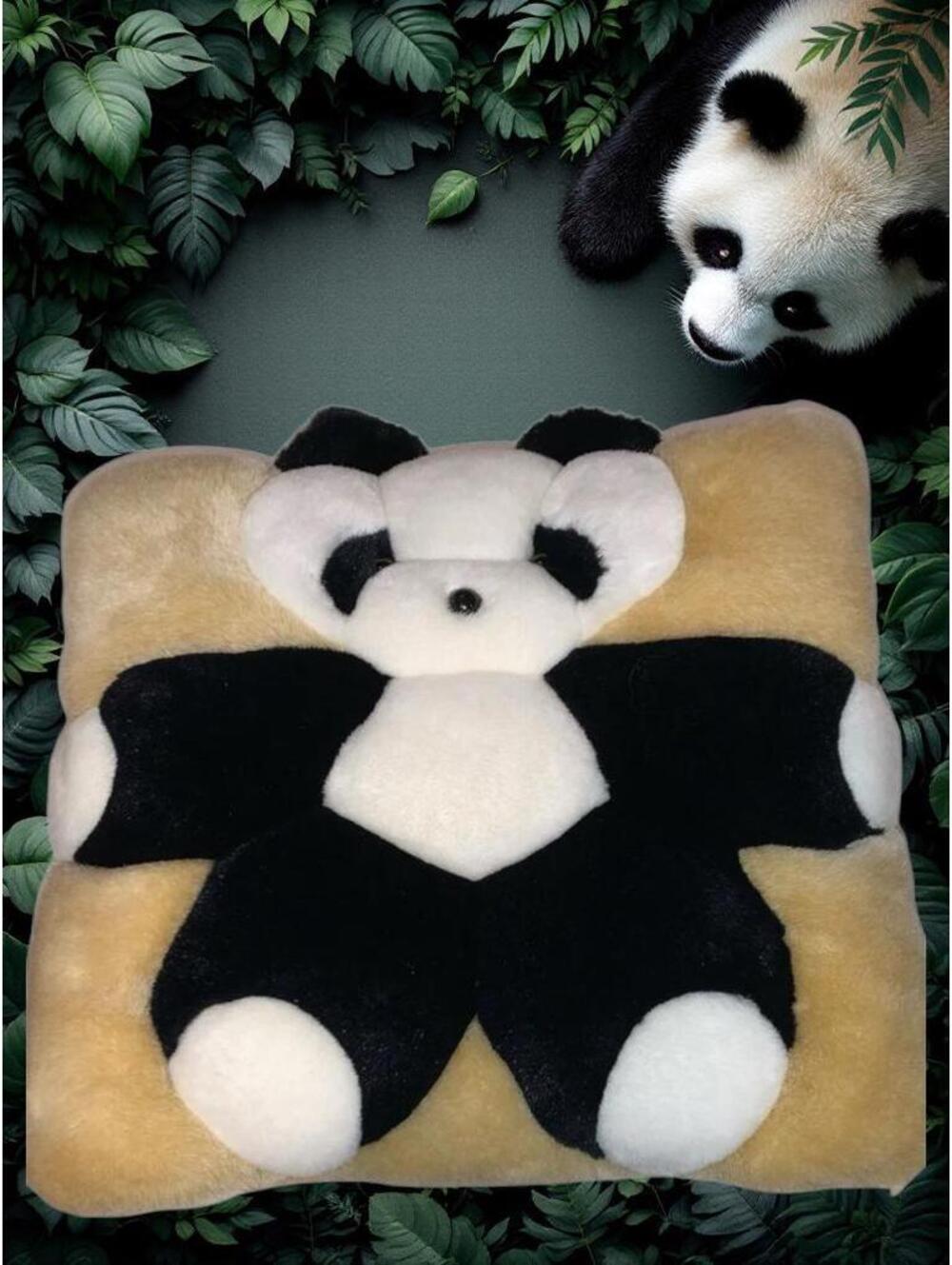 TWIE Panda Plush Sculpted Pillow.  11 x 11".  Adorable.  Perfect for Cuddles!